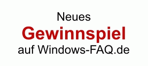 Windows FAQ Gewinnspiel