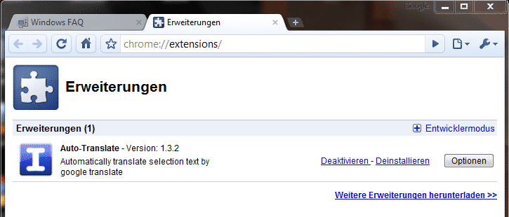 google-erweiterungen google-erweiterungen