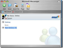 Microsoft Messenger 7.0 Mac