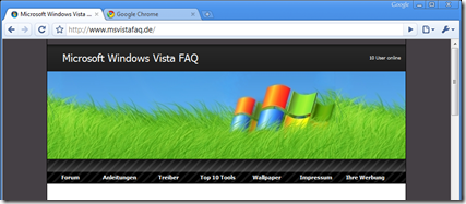 Chrome Vista Browser