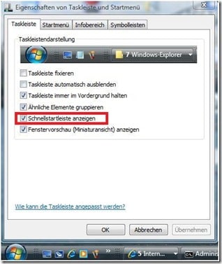Vista-Schnellstartleiste-aktivieren