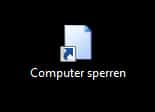 Desktop Icon Computer sperren