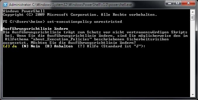 PowerShell Skripte unter Windows 7 ausführen - Windows FAQ
