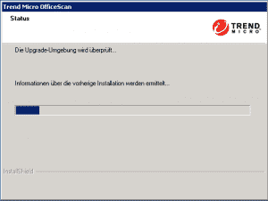 OfficeScan Installationsvorschritt