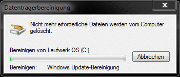 Bereinigen der Windows Updates