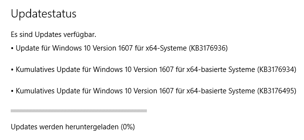Download KB3176934 Update Anniversary, Windows 10
