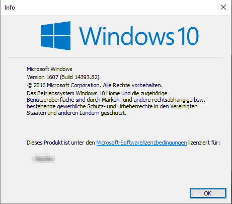 Fehlerbeseitigungs-Update KB3176934 für Anniversary Windows 10 Update verfügbar (Build 14393.82)