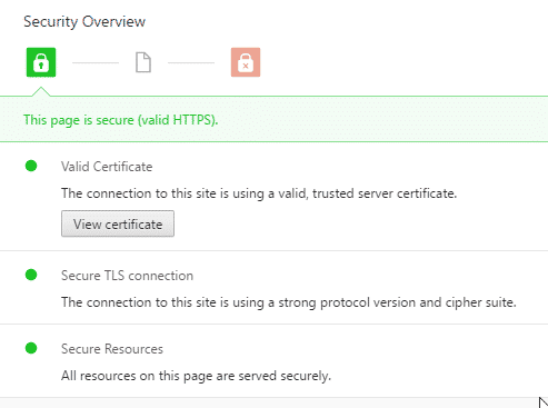Windows FAQ Page secure SSL HTTPS