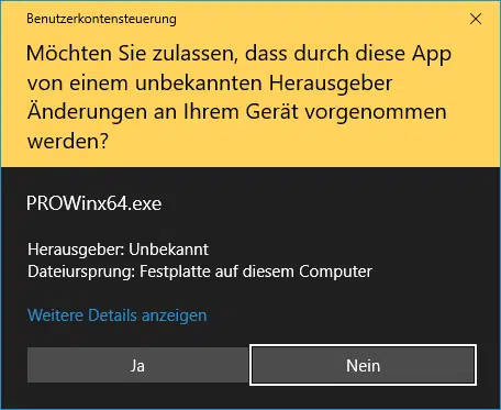 Ersetzen des neuen Windows 10 UAC Dialogs mit dem Classic UAC Prompt