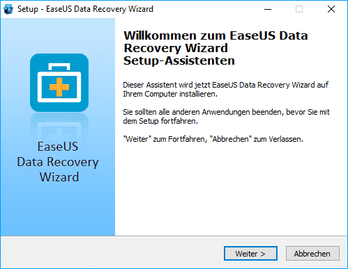 Easeus Data Recovery Wizard Setup