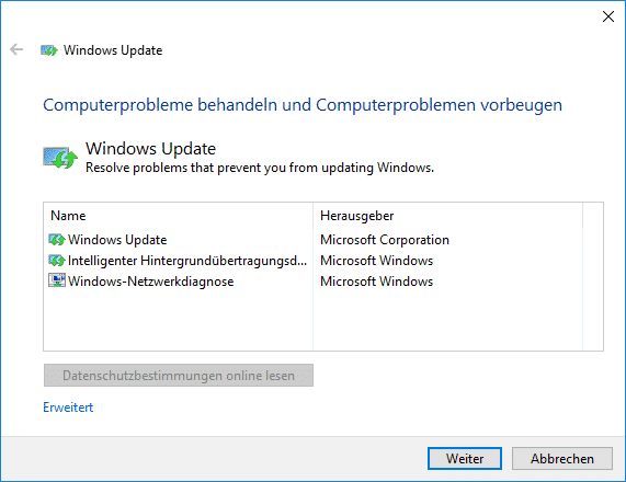 windows-update-problembehandlung