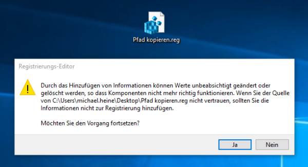 Pfad Kopieren In Das Windows 10 Kontextmenü Hinzufügen Windows Faq