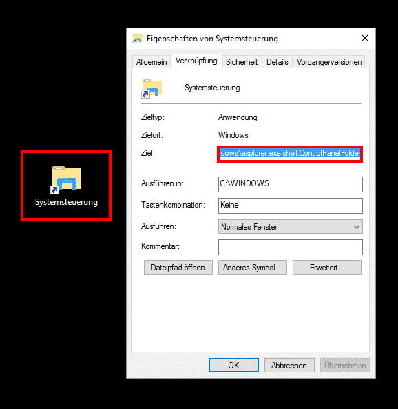 systemsteuerungs-icon-auf-windows-10-desktop