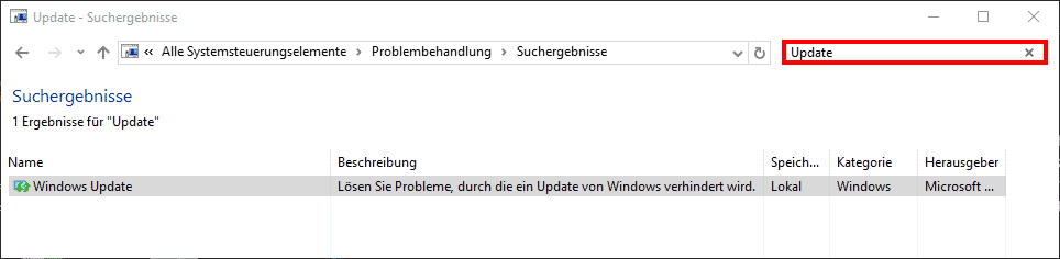 windows-problembehandlung-update