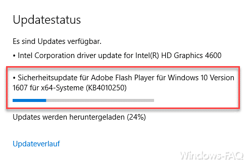 Windows 10 Update KB4010250 für Adobe Flash Player erschienen