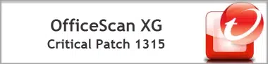 OfficeScan XG Kritischer Patch 1315 veröffentlicht