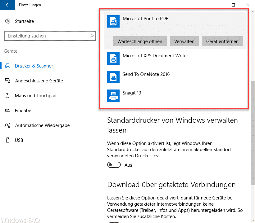 Windows Druckaufträge in Druckwarteschlange löschen