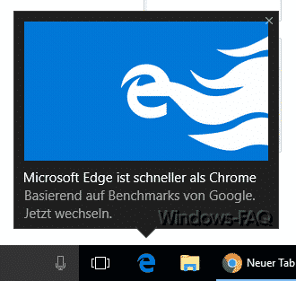 Edge und Onedrive Werbefenster und Hinweise bei Windows 10 abschalten