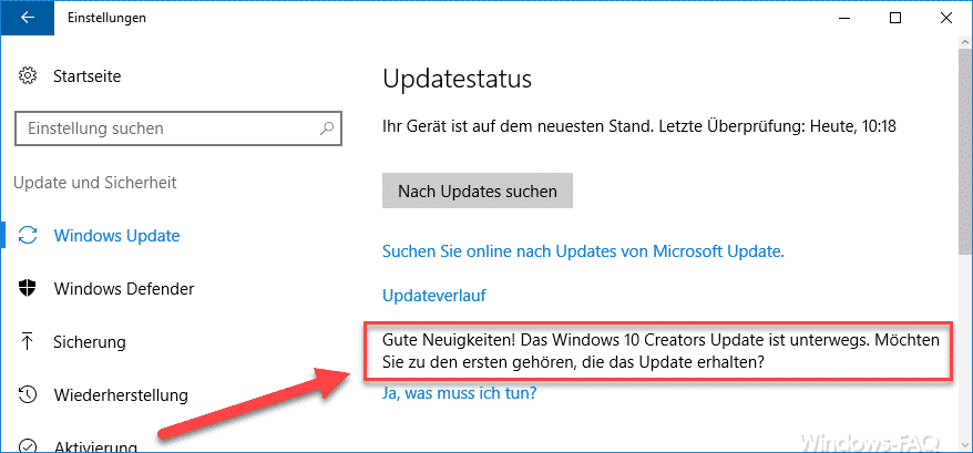 Gute Neuigkeiten! Das Windows 10 Creators Update ist unterwegs. Möchten Sie zu den ersten gehören, die das Update erhalten?