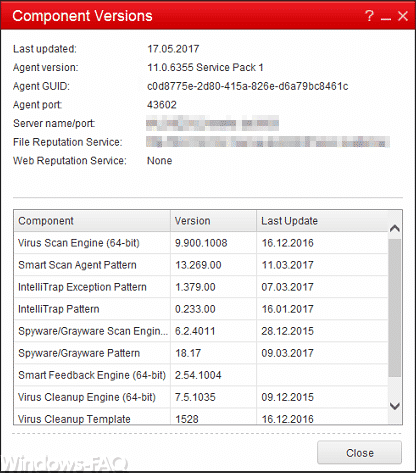 TrendMicro OfficeScan 11.0.6355 Service Pack 1