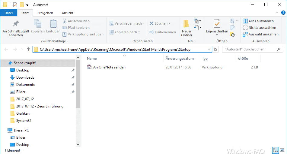 Programm In Autostart Windows 10