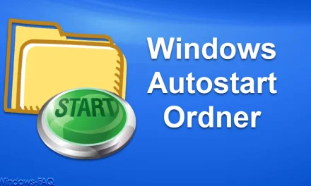 Windows Autostart Ordner