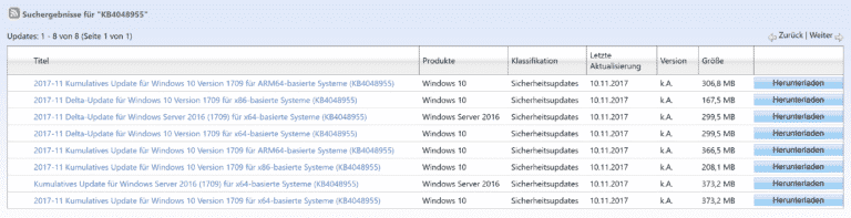 KB4048955 Update für Windows 10 Fall Creators Update Version 1709 Build 16299.64