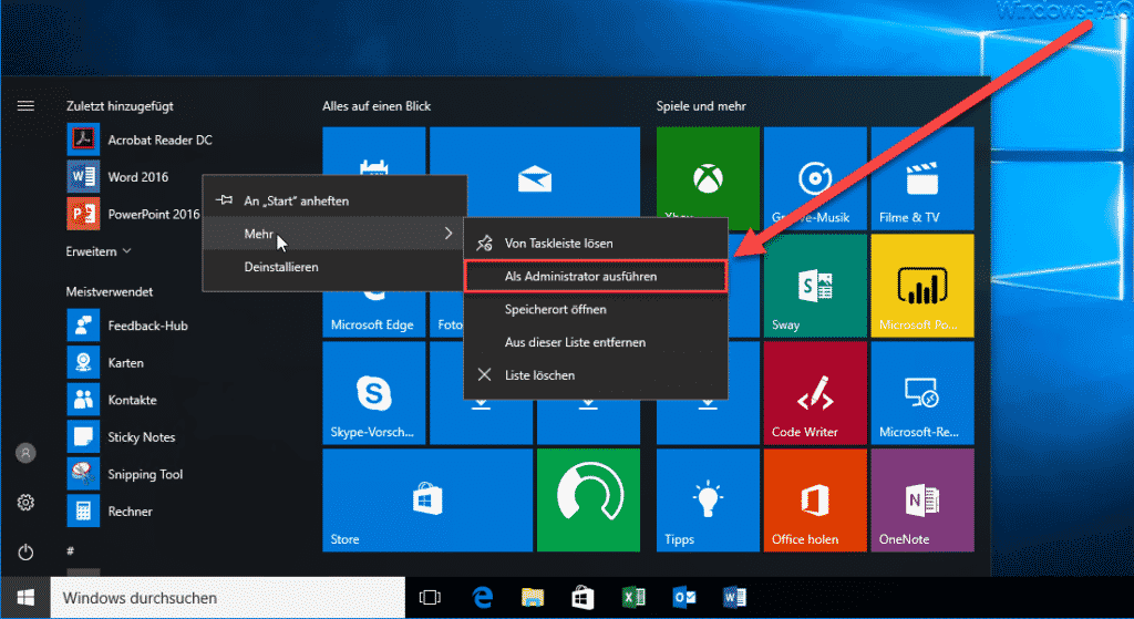 Windows 10 App Für Andere Benutzer Freigeben