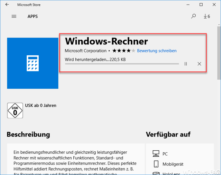 Windows 10 Rechner (Taschenrechner) startet nicht mehr - Windows FAQ