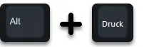ALT Druck Tastenkombination