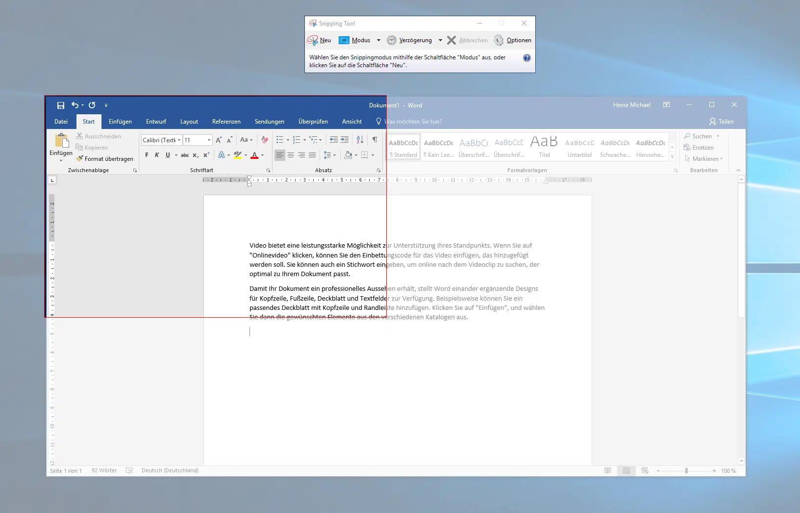 Windows Snipping Tool
