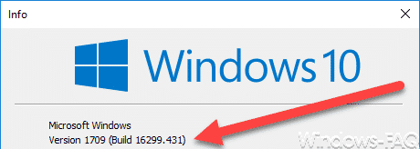 KB4103727 Download für Windows 10 Version 1709 Build 16299.431