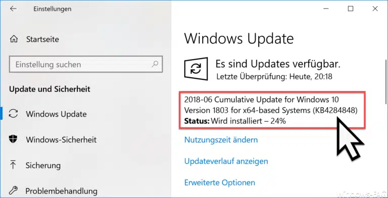 Update KB4284848 für Windows 10 Version 1803 erschienen Build 17134.137