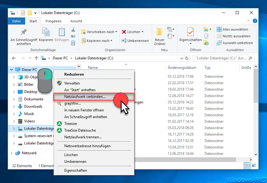 Netzlaufwerk verbinden