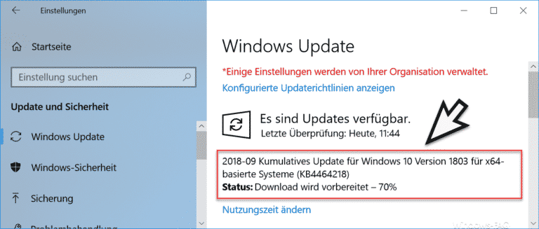 Download KB4464218 für Windows 10 Version 1803 Build 17134.286