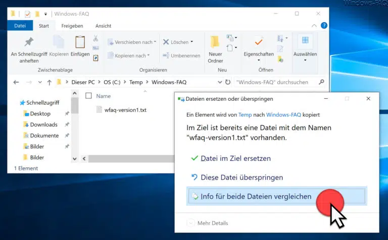 Nur Dateien kopieren, die im Zielverzeichnis nicht vorhanden sind