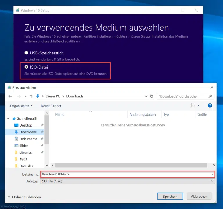 Media Creation Tool Version 1809 zum Download bereitgestellt