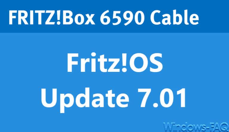 Fritz!OS 7.01 für AVM Fritz Box 6590 Cable