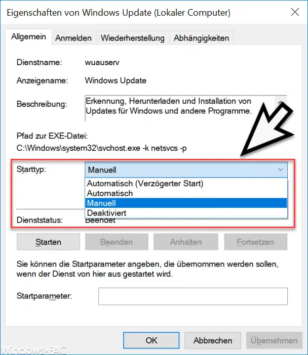 Starttyp der Windows Dienste per PowerShell ändern