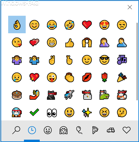 Emojis per Tastenkombination bei Windows 10 einfügen