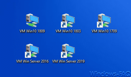 Hyper-V Desktop Verknüpfungen