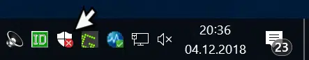 Icon „Windows Sicherheit“ aus dem Windows Systray entfernen