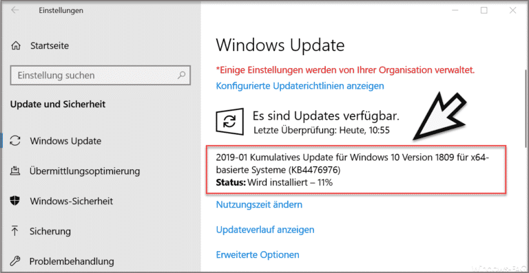 KB4476976 für Windows 10 Version 1809 zum Download verfügbar (Build 17763.292)