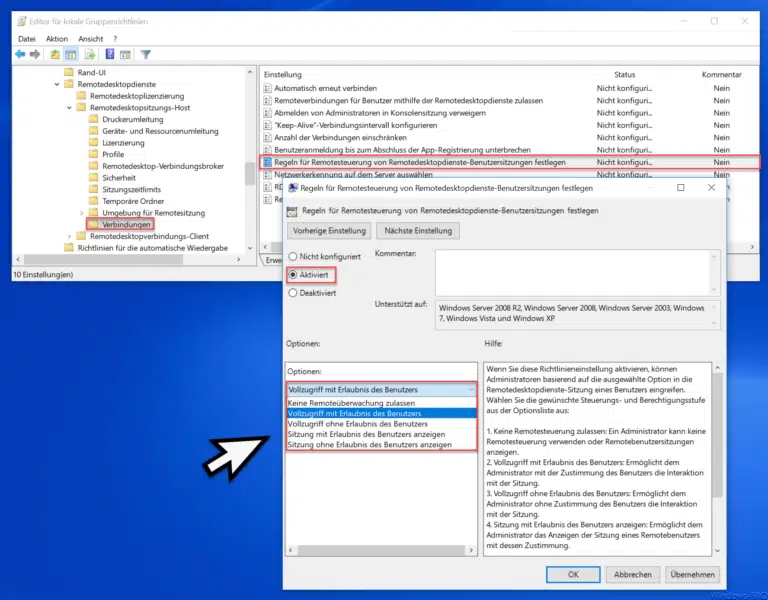 fClientDisableUDP RDP Verbindung über das UDPProtokoll deaktivieren und auf TCP umstellen
