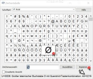Sonderzeichen mit Zeichentabelle darstellen unter Windows - Windows FAQ