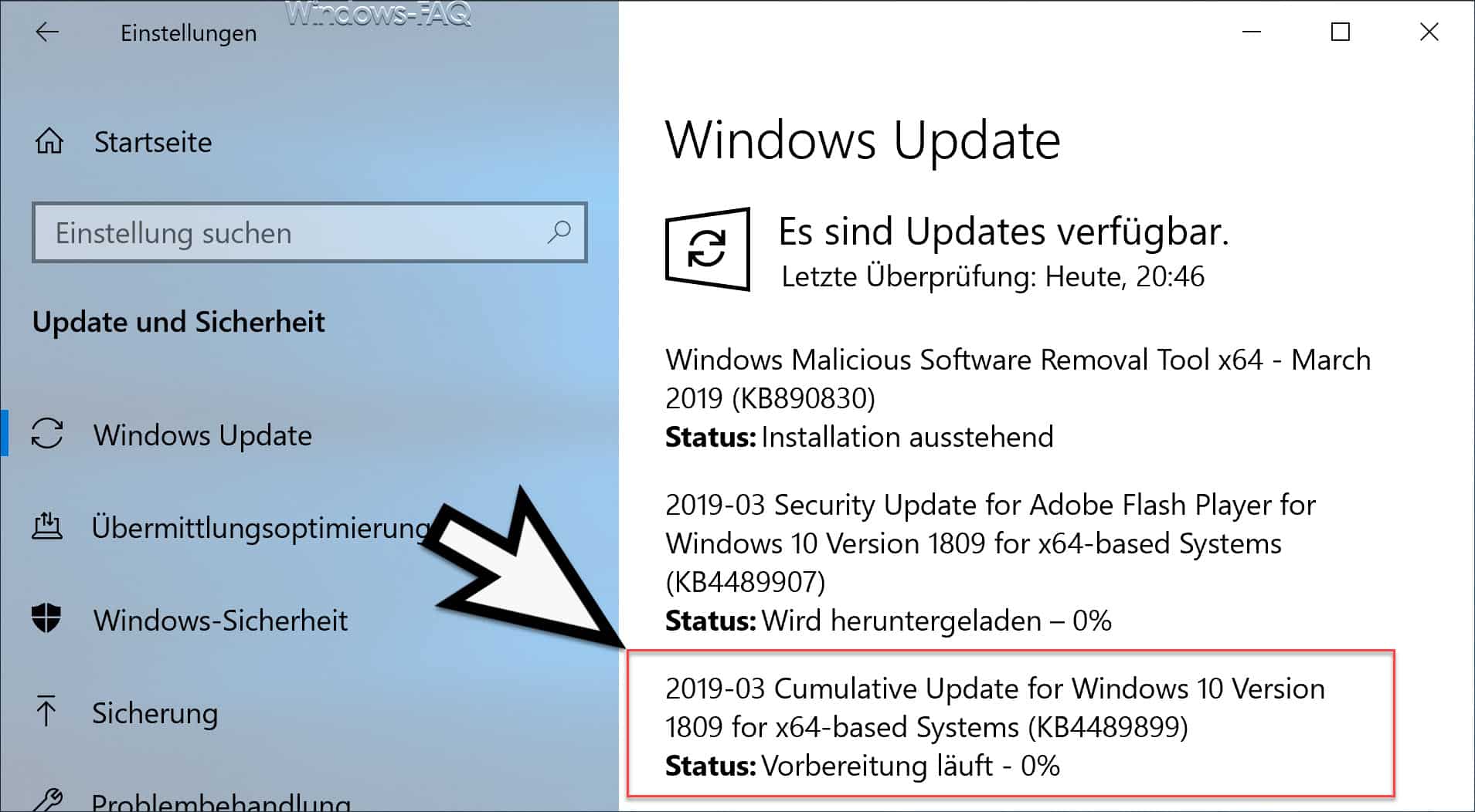 Download Update KB4489899 für Windows 10 Version 1809 17763.379