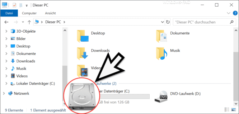 Windows Explorer Festplatten Icon ändern