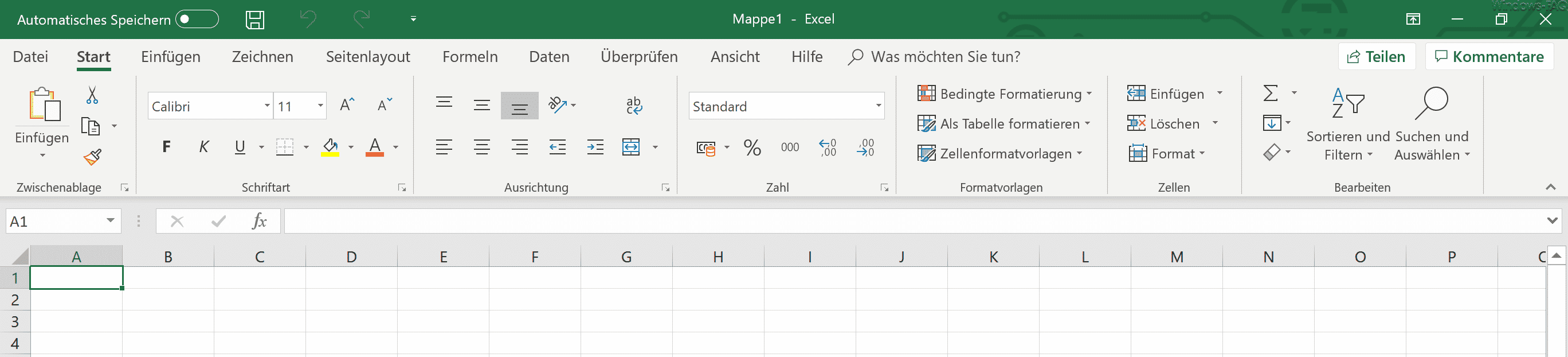 Excel 365 neues Design