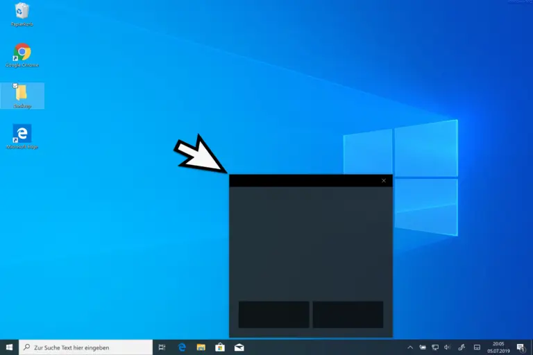 Virtuelles Touchpad einblenden bei Windows 10