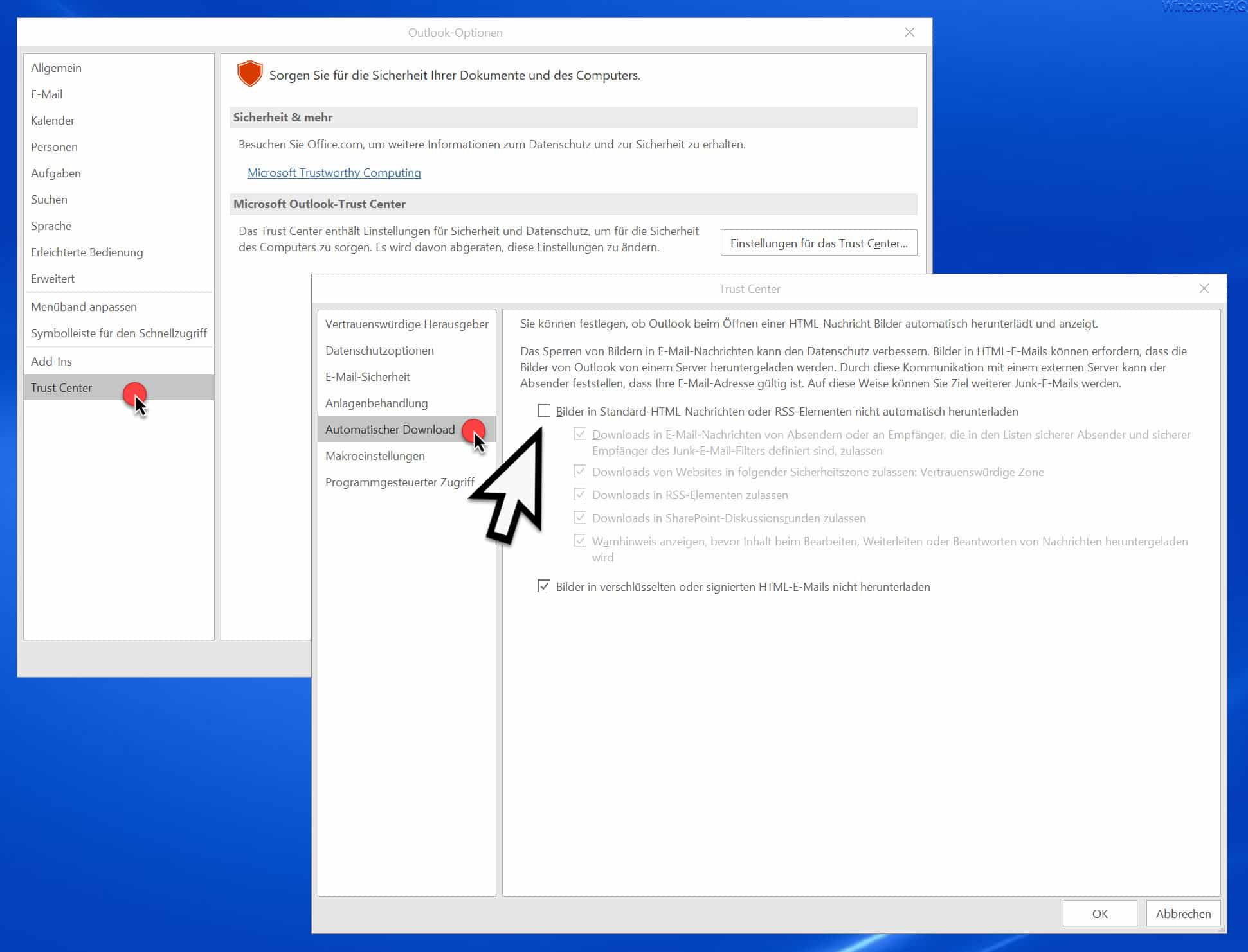 mythologie Halve cirkel Antagonist Integrierte Bilder in E-Mails werden im Outlook nicht angezeigt - Windows  FAQ